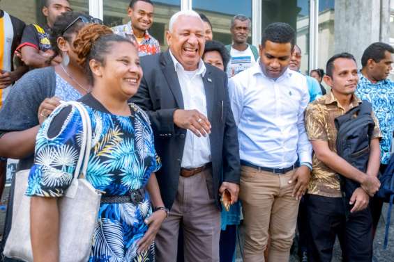 Frank Bainimarama libéré sous caution