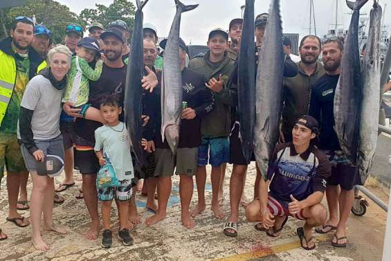 397 kg à battre lors du concours de pêche au gros à la Ouinné