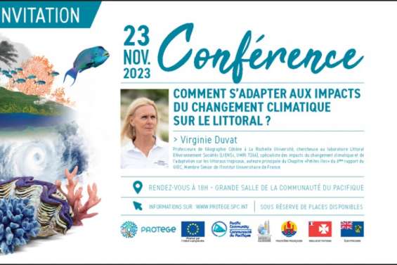 Conférence CPS du 23.11.23 : Comment s'adapter aux impacts du changement climatique sur le littoral ?