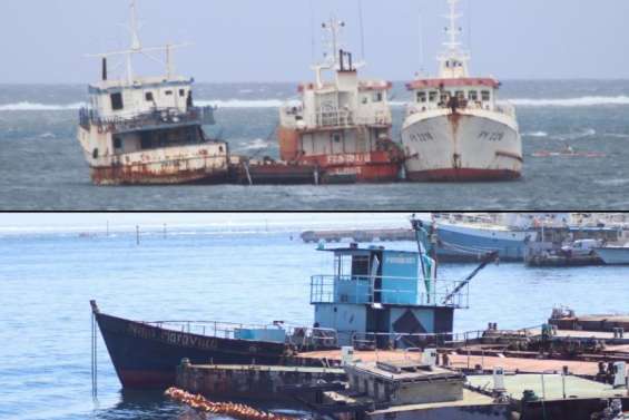 Polynésie : le port de Papeete fait la chasse aux bateaux épaves