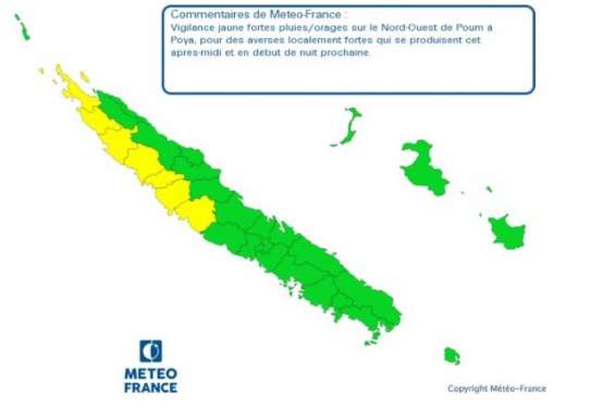 Le Nord-Ouest en vigilance jaune aux fortes pluies