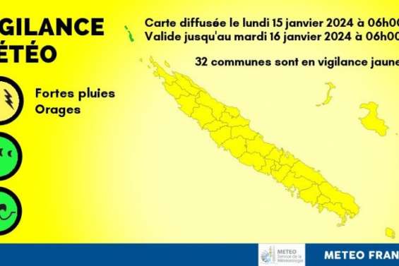 Météo : l’ensemble du pays placé en vigilance jaune orages et fortes pluies