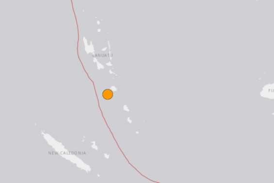 Nouveau séisme la nuit dernière au large du Vanuatu