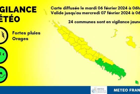 Une grande partie du pays reste sous l’influence de la dépression… et en vigilance jaune