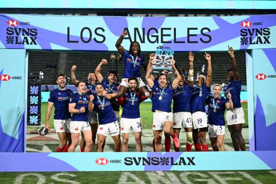 Rugby à VII : les Bleus d’Antoine Dupont triomphent à Los Angeles