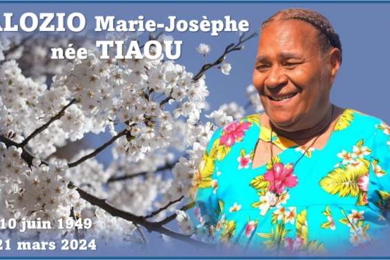 AVIS DE DÉCÈS : ALOZIO Marie-Josèphe