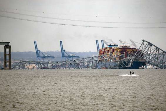 États-Unis : six personnes présumées mortes après l'effondrement d'un pont percuté par un navire à Baltimore