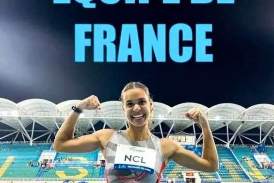 Loan Ville, athlète calédonienne sélectionnée en équipe de France pour les Jeux Méditerranéens en Égypte