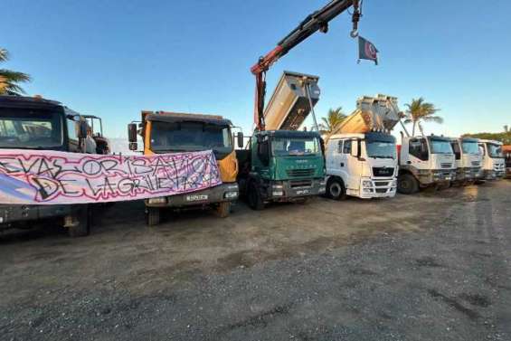 Les rouleurs mobilisés à l’entrée de Nouville