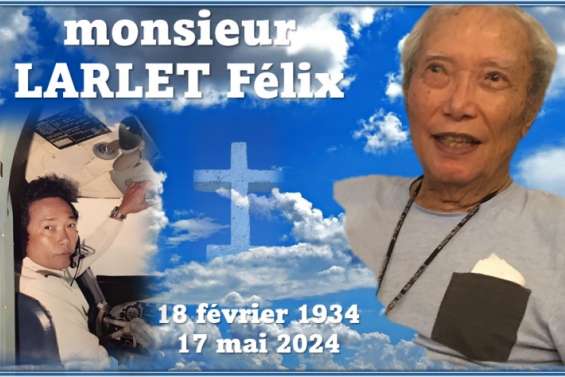 Avis de décès : monsieur LARLET Félix
