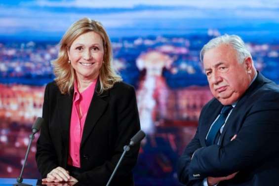 Visite de Gérard Larcher et Yaël Braun-Pivet : 