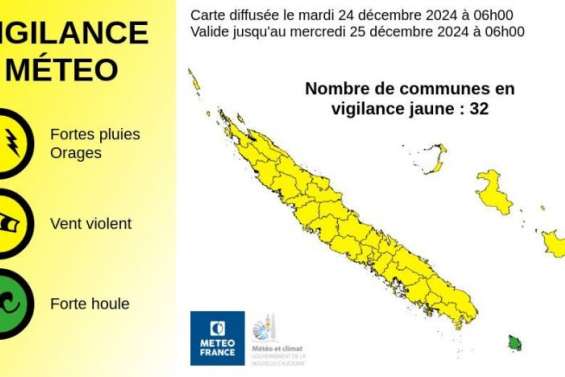 Le réveillon de Noël s'annonce pluvieux et venteux dans le pays