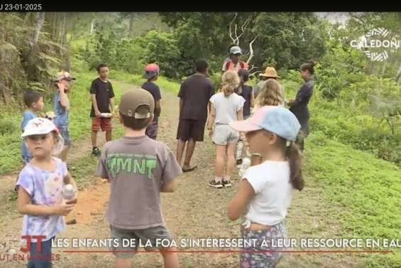 A La Foa les enfants se penchent sur la ressource en eau, vacances sportives à Koné... Le JT de Caledonia du 23 janvier