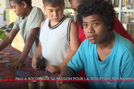 La passion de la sculpture sur bambou, prévention sur l'observation des baleines... Le JT de Caledonia du 30 juin