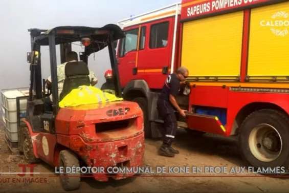 Feu au dépotoir de Koné, reprise timide de l’activité à Koutio… Le JT de Caledonia du 16 juillet
