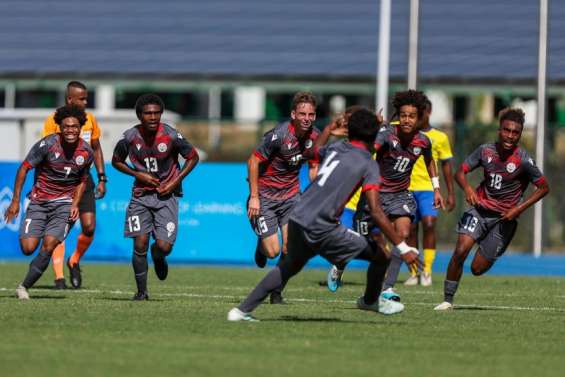 Football : les Cagous U16 renversent les Salomonais dans leur premier match de groupe