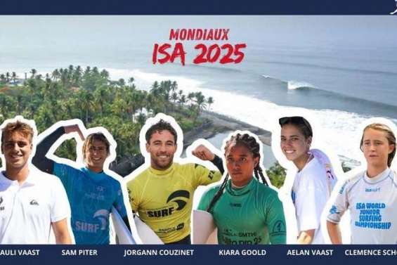 Championnat du monde de surf : trois Polynésiens dans l’équipe de France menée par Kauli Vaast