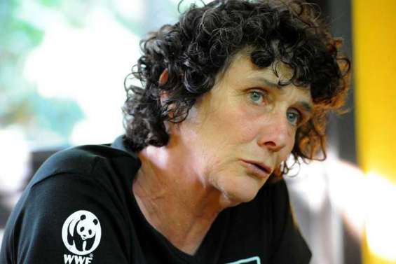 La navigatrice et présidente d’honneur du WWF Isabelle Autissier de retour en Nouvelle-Calédonie