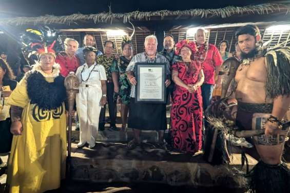 Les îles Marquises ont reçu la convention consacrant leur inscription au patrimoine mondial de l'Unesco