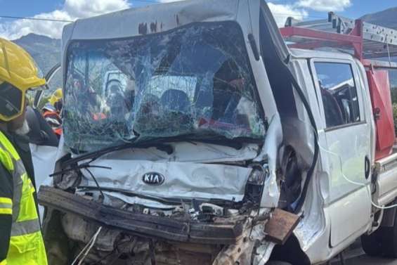 Accident à La Tamoa : deux blessés graves, la circulation rétablie