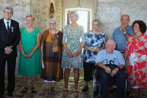 Sept bénévoles de l’Association témoignage d’un passé récompensés pour leur engagement