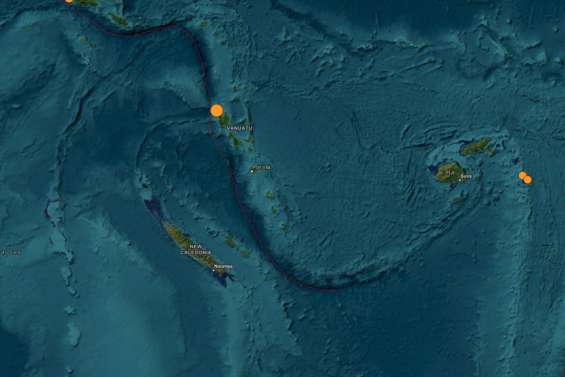 Un séisme de magnitude 6,4 au large du Vanuatu