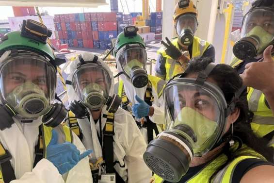 Tahiti : infesté par des grillons, un cargo contraint de passer la nuit au large