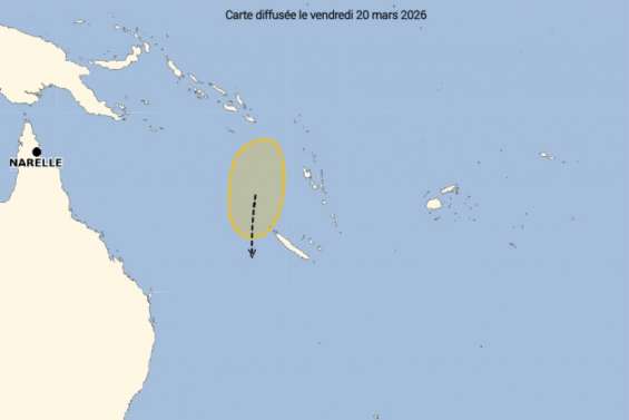 Une dépression tropicale pourrait toucher la Nouvelle-Calédonie en début de semaine prochaine
