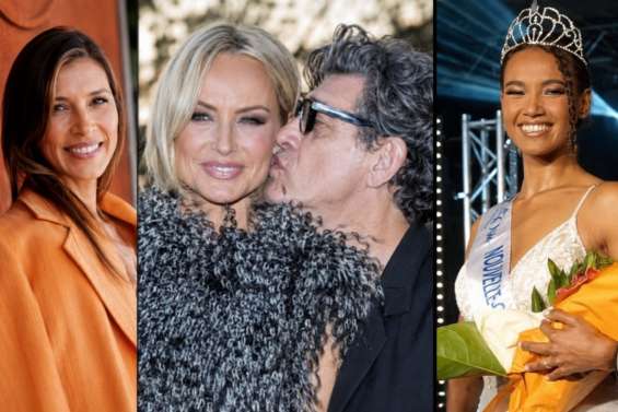 Juliette Collet, Camille Cerf, Adriana Karembeu et Marc Lavoine dans le jury de Miss Tahiti
