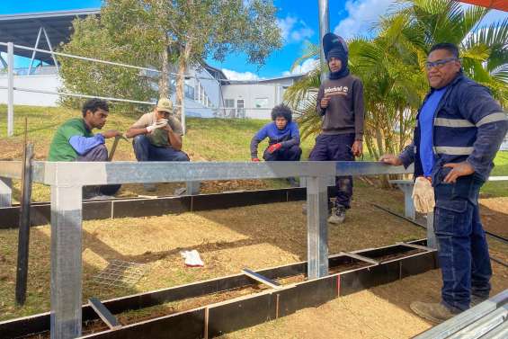 À Dumbéa, un chantier pour remettre des jeunes sur les rails