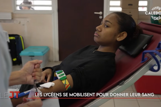 Don du sang au lycée, chronique littéraire… Le JT de Caledonia du 23 juillet