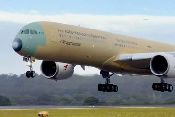 Qantas : le vol d’essai Toulouse-Melbourne réalisé par Airbus en 19 heures et 12 minutes