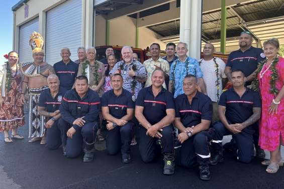 Une vingtaine de pompiers polynésiens en renfort en Métropole : 