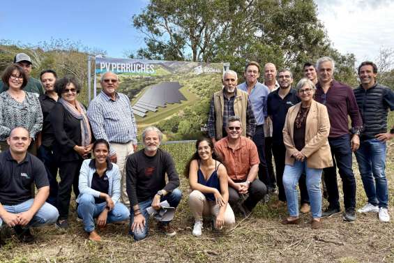 La construction d’une future centrale photovoltaïque débute à Bourail