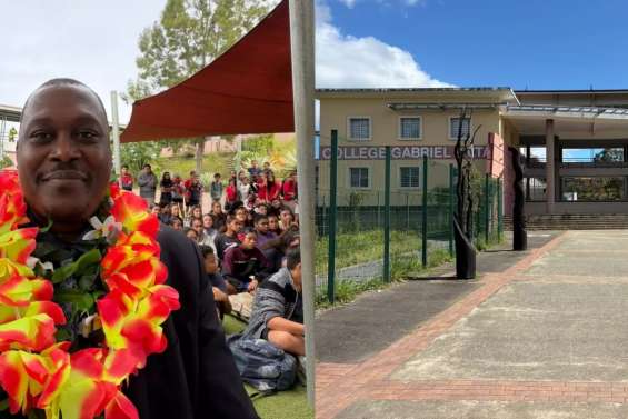 Le Guadeloupéen Jean-Luc Elice, nouveau principal du collège Gabriel-Païta, veut former les futurs citoyens