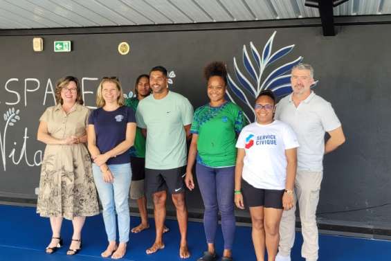 Dumbéa : un nouveau club de sport à la piscine de Koutio