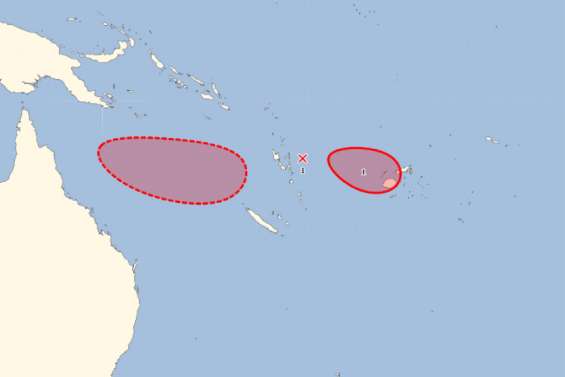 Risque fort de formation de deux dépressions