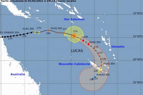 [GROS PLAN] La dépression tropicale Lucas s'approche du pays 