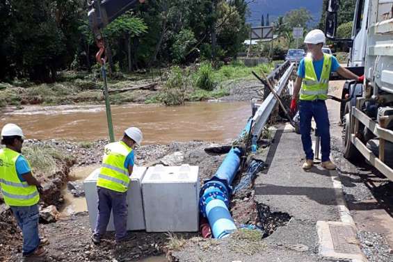 Des foyers toujours privés d'eau après le passage de la dépression tropicale