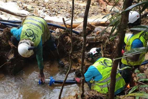 Deux jours après le passage de Lucas, le point sur la distribution d'eau à Païta