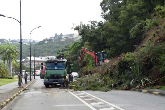 Deux glissements de terrain samedi à l'Orphelinat 
