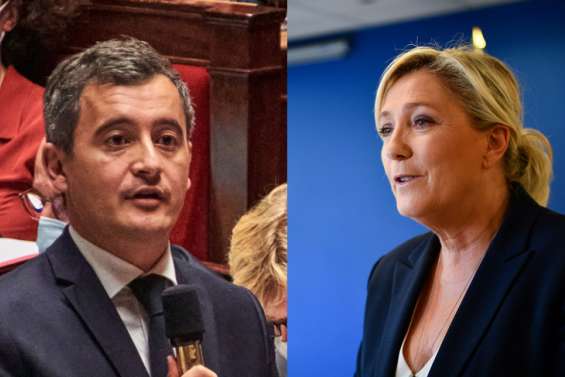 Le Pen et Darmanin, un débat à fleurets mouchetés