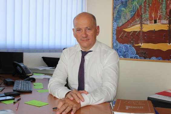 Pascal Laborde, à la tête du lycée Michel-Rocard