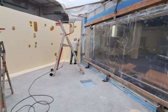 Les travaux se poursuivent à l'Aquarium des lagons