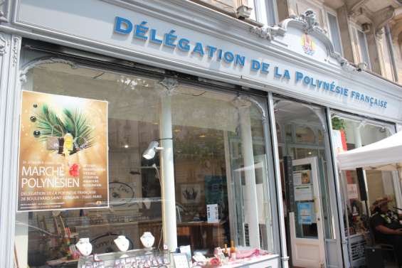 La délégation de la Polynésie à Paris, 