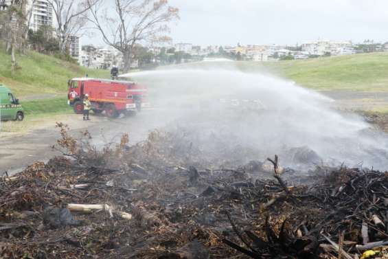 Magenta : plusieurs dépôts de végétation incendiés