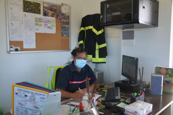 Marie-Annick Seraphim, sapeur-pompier, moins présente à l'aérodrome