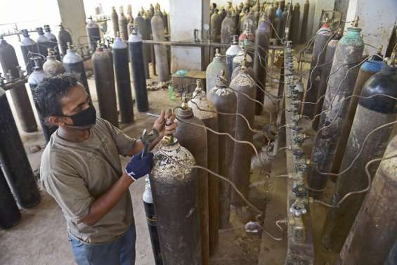 Le sous-continent  submergé par la pandémie