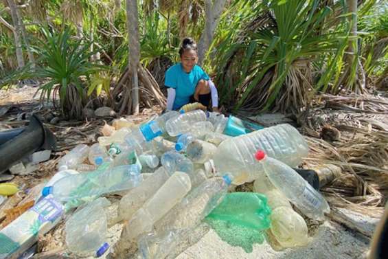 600 kg de déchets ramassés à Tetiaroa