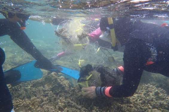 Une opération de nettoyage des fonds marins organisée samedi à la baie des Citrons